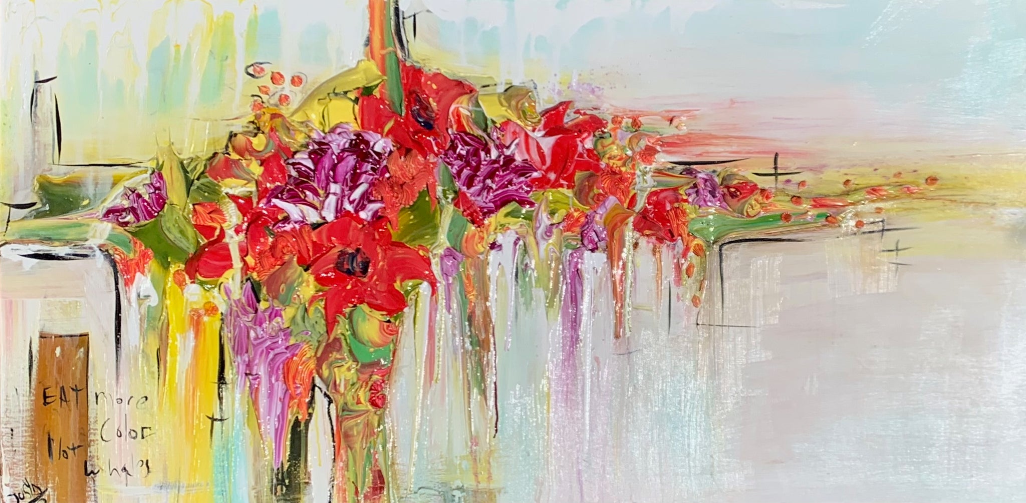 Abstract Floral, 60x30