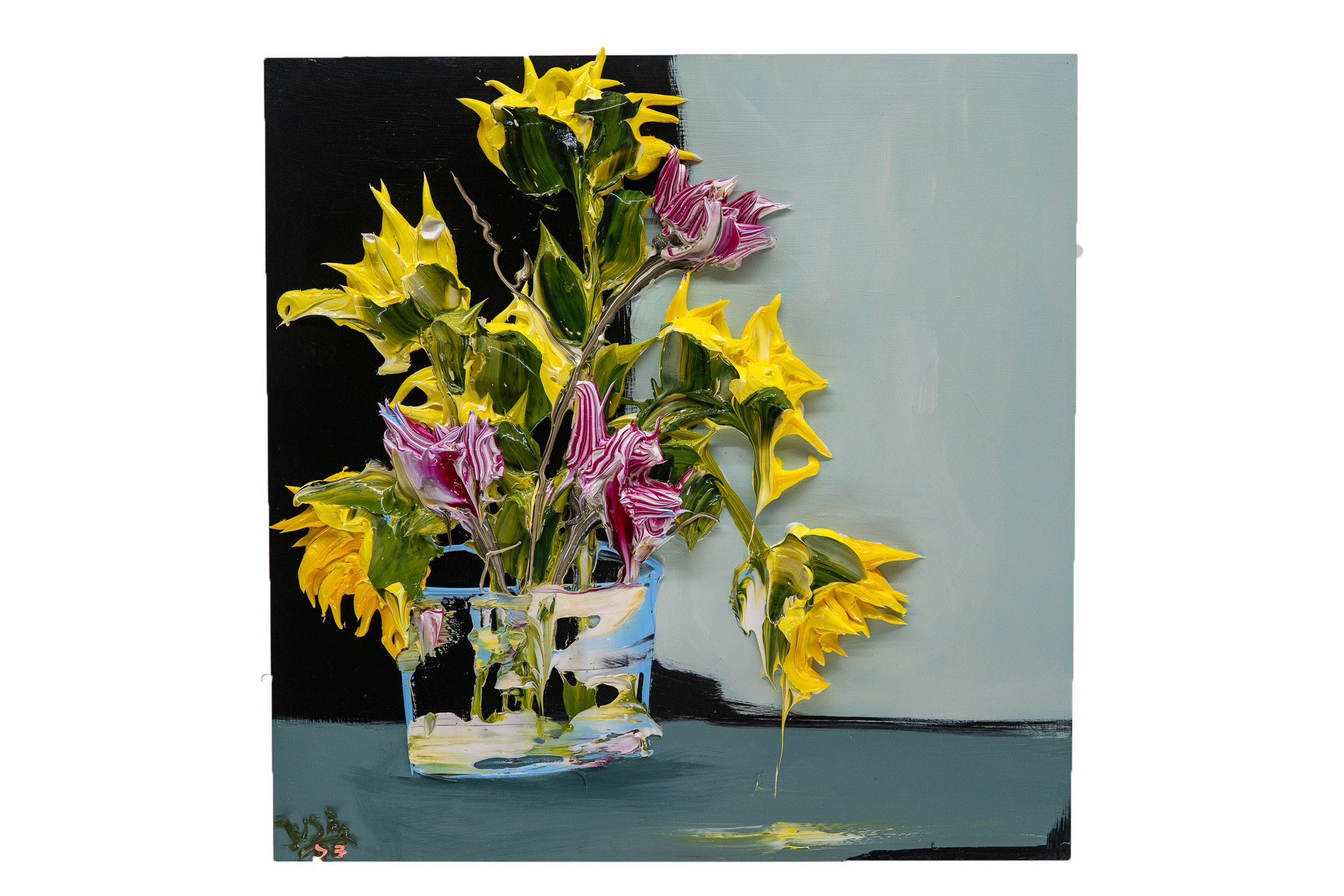Vase Floral, 24x24