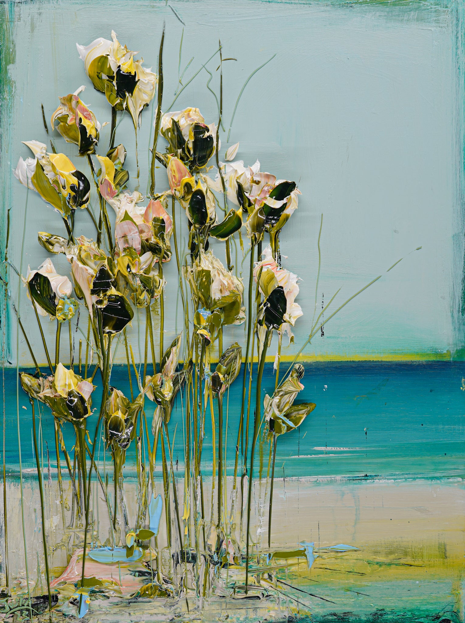 Floral Seascape, 30x40