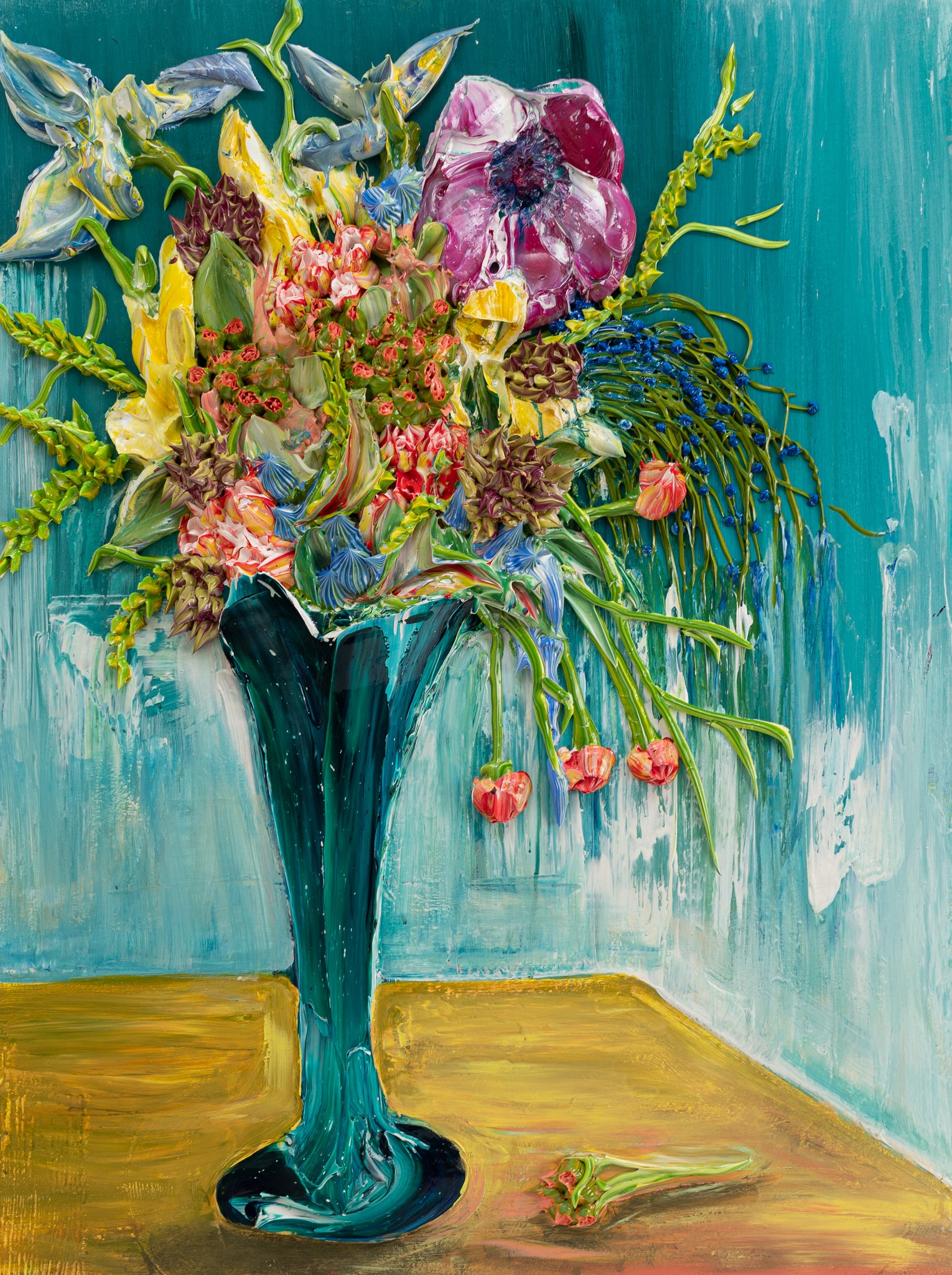 Floral Vase, 30x40